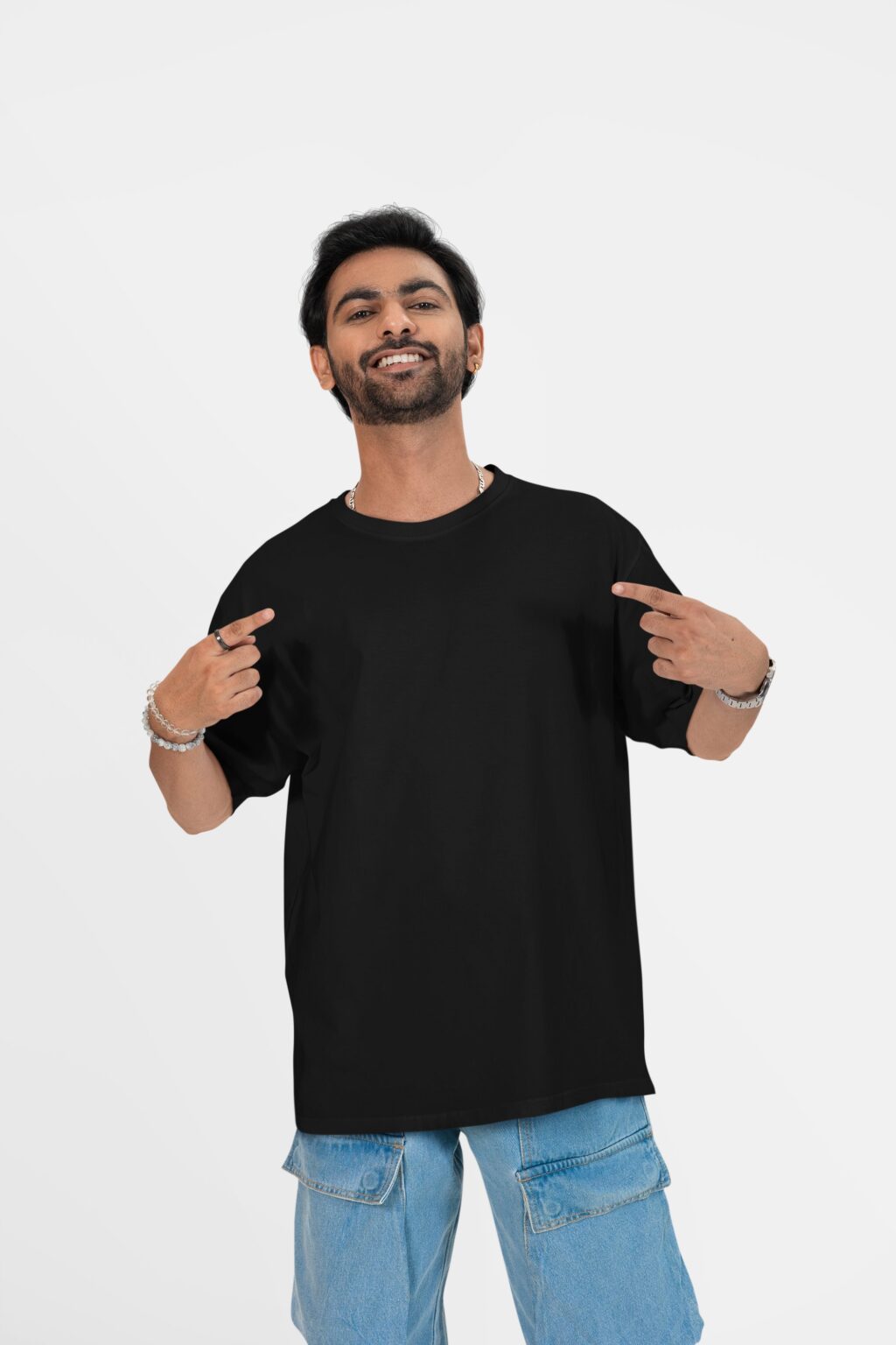black oversize tshirt