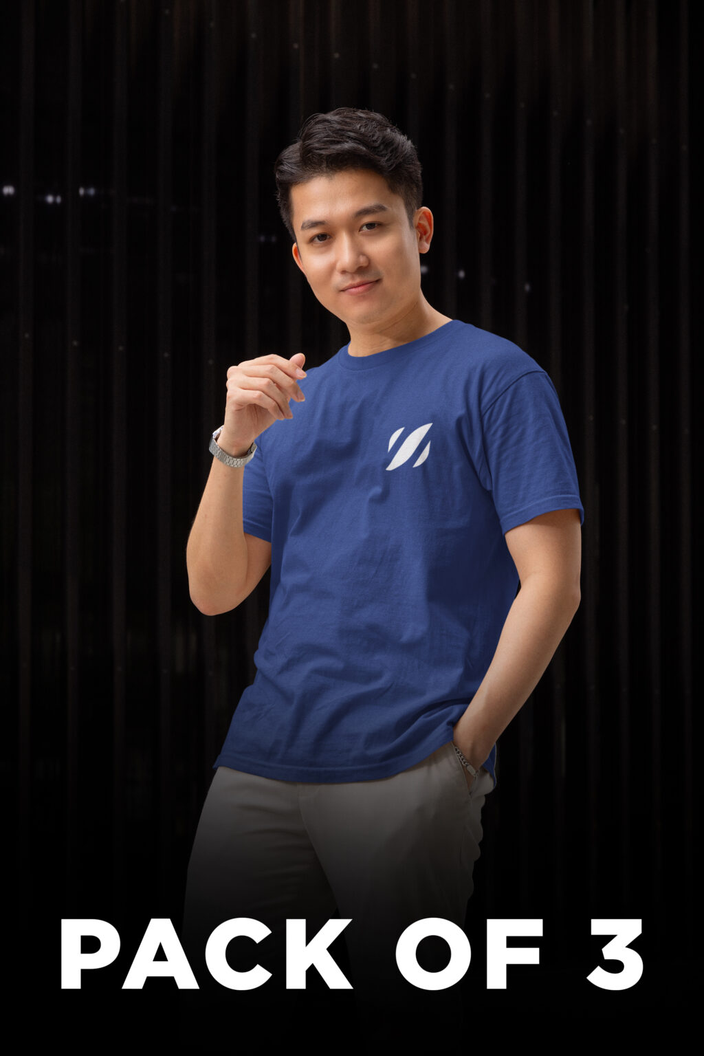 Zavia Regular Fit Premium Cotton T-Shirt Combo | Unisex Classic Tees | Pack of 3