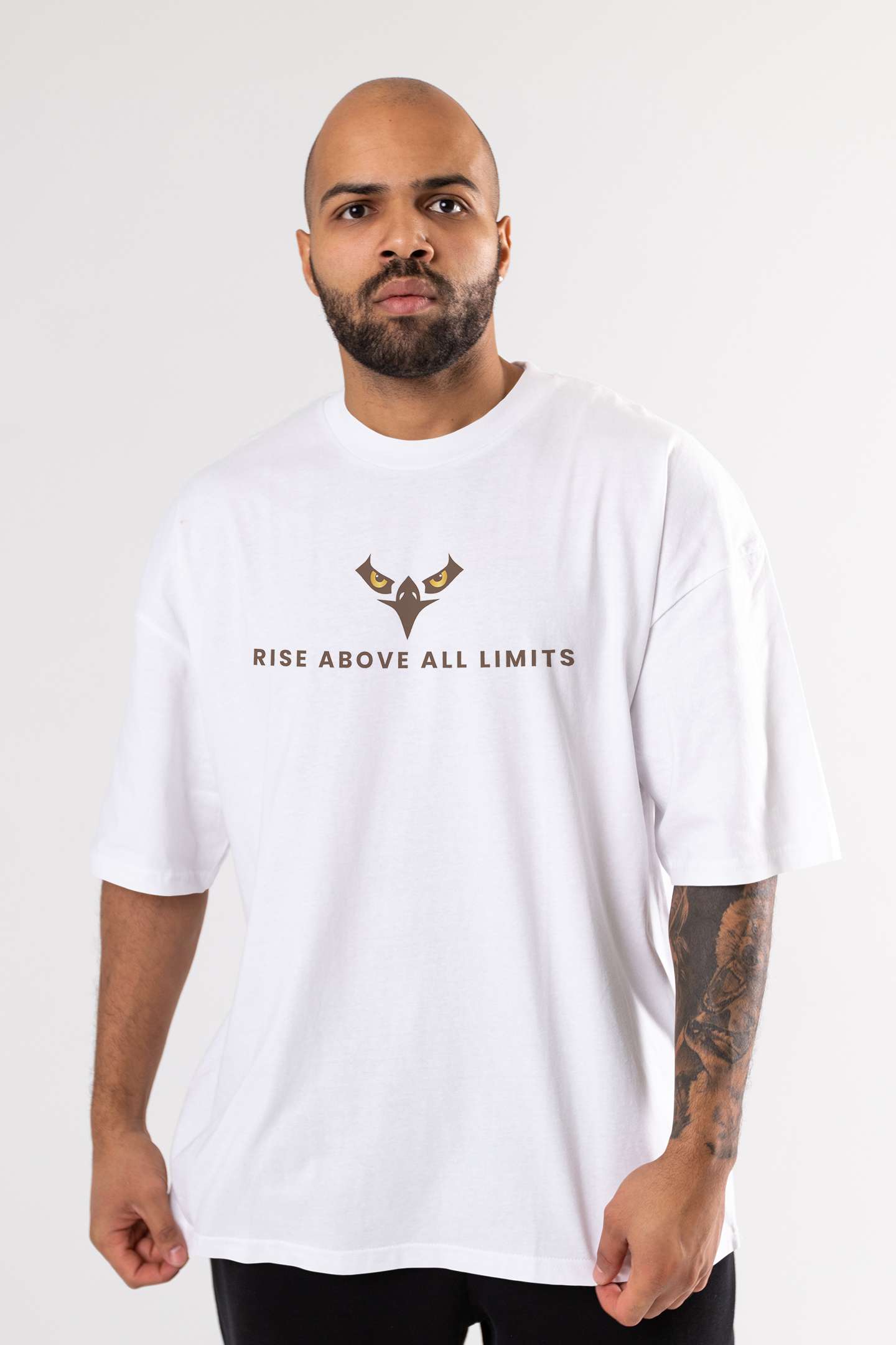 ZAVIA Premium Oversized T-Shirt Eagle Edition | Pure Cotton | Unisex Streetwear - Image 2