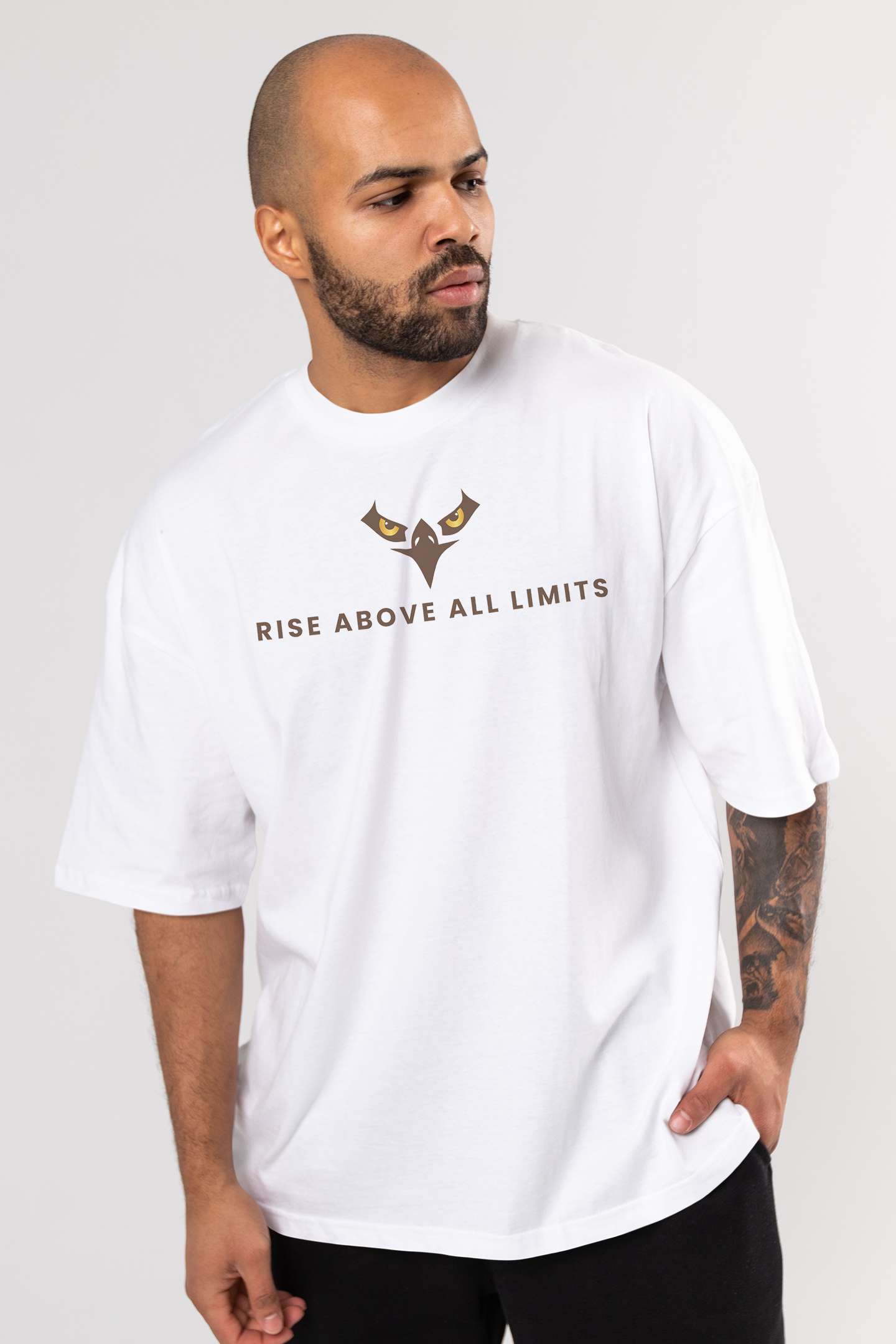 ZAVIA Premium Oversized T-Shirt Eagle Edition | Pure Cotton | Unisex Streetwear - Image 3