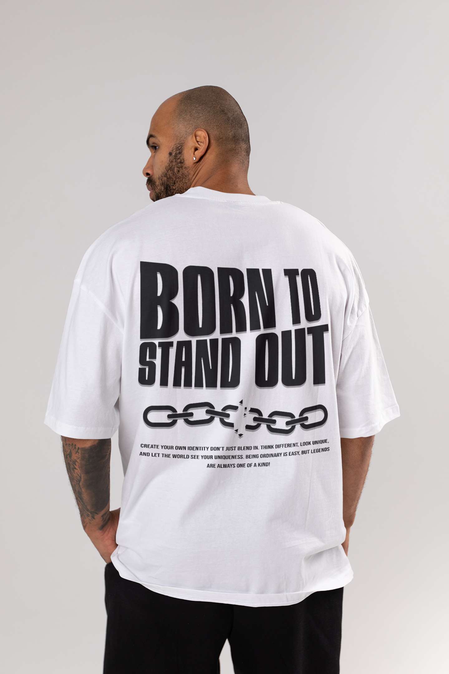 white oversize tshirt