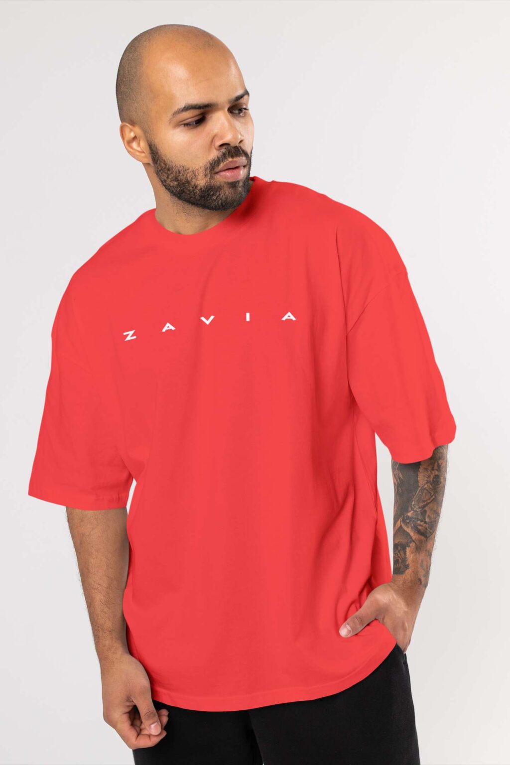 Red oversize tshirt