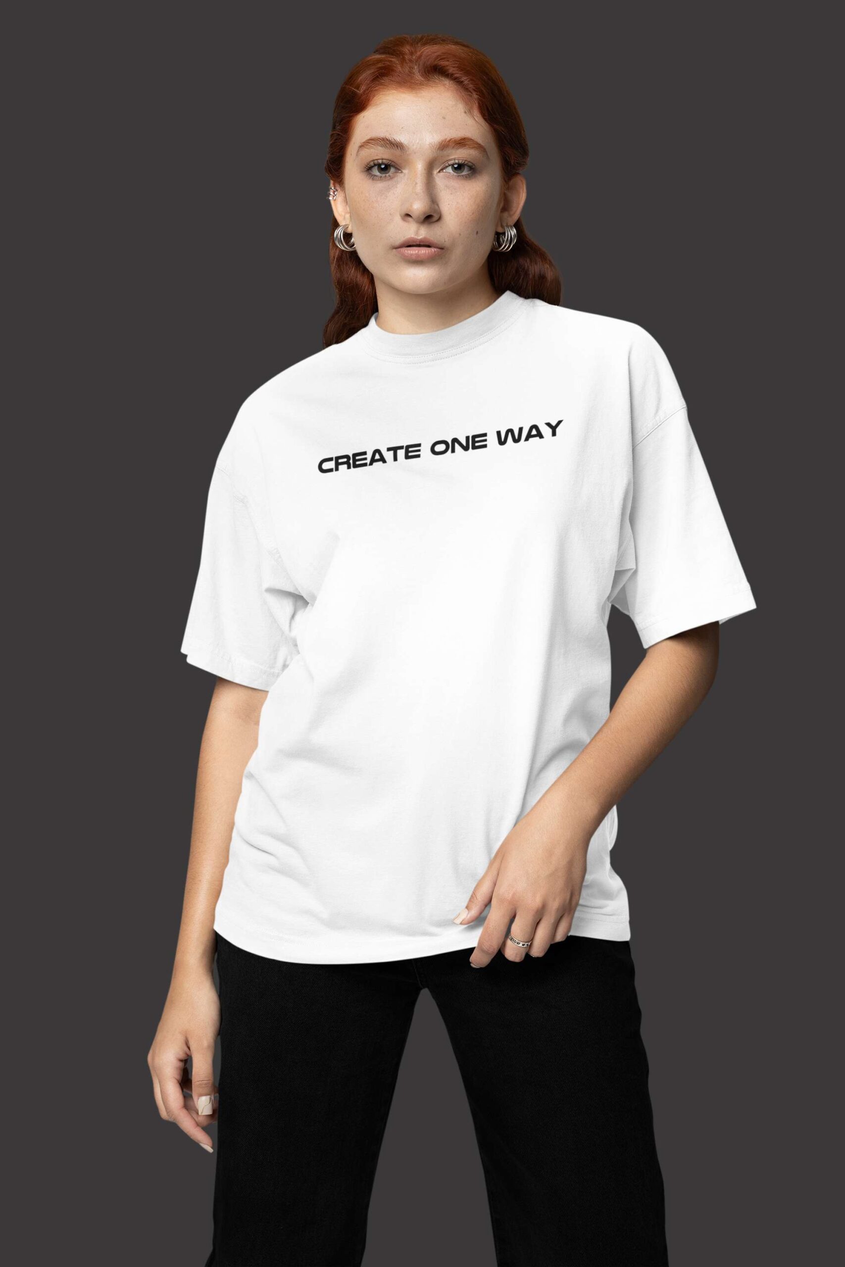ZAVIA White Oversized T-Shirt | Out of This World Premium Design - Image 4