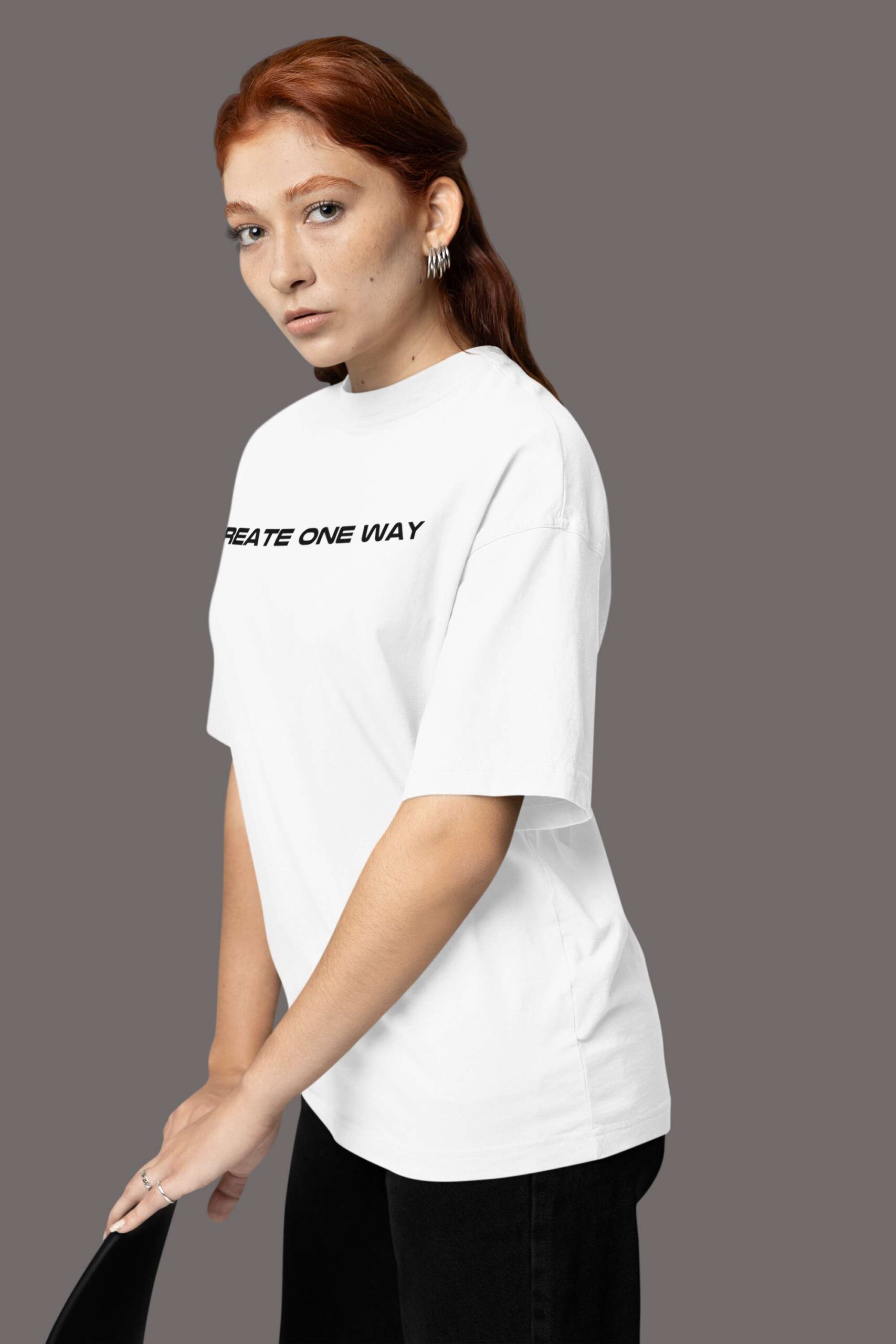 ZAVIA White Oversized T-Shirt | Out of This World Premium Design - Image 6