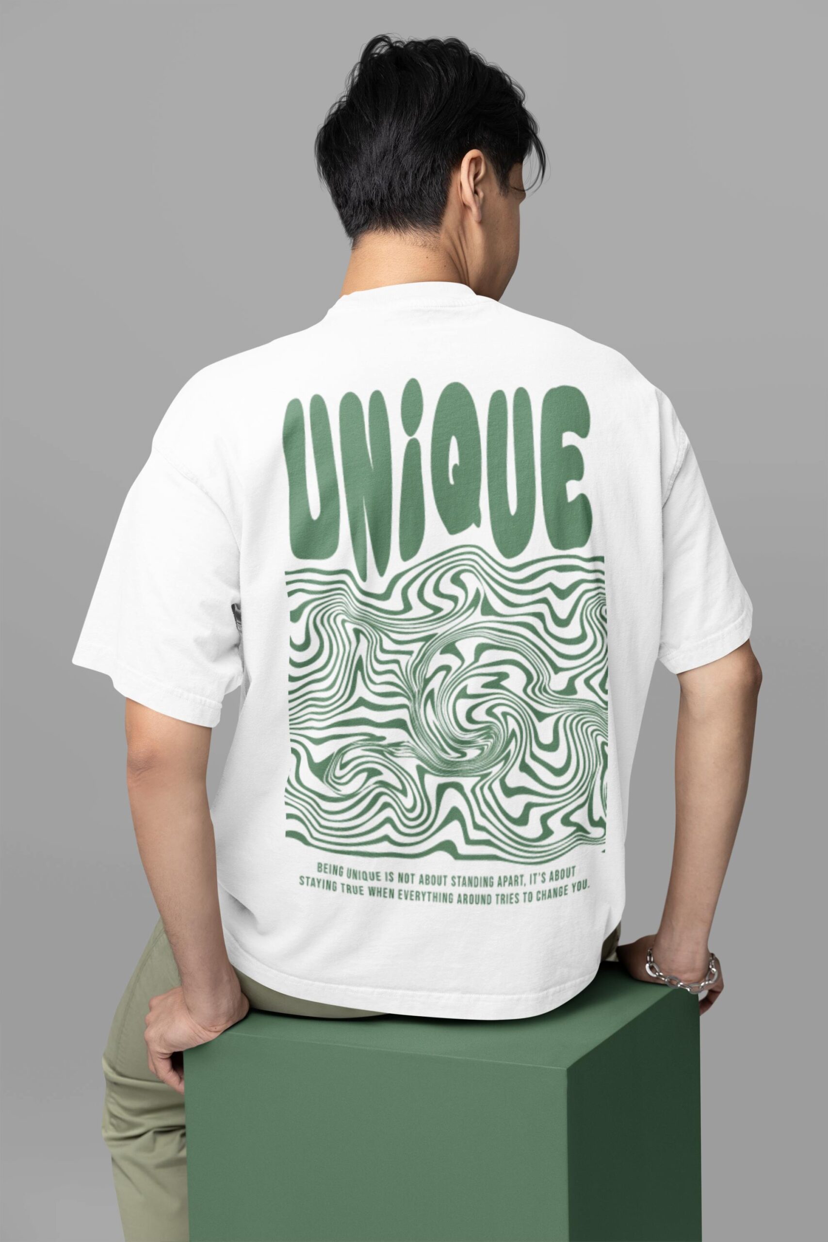 Zavia White Oversized T-Shirt – Soft, Breathable & Relaxed Fit